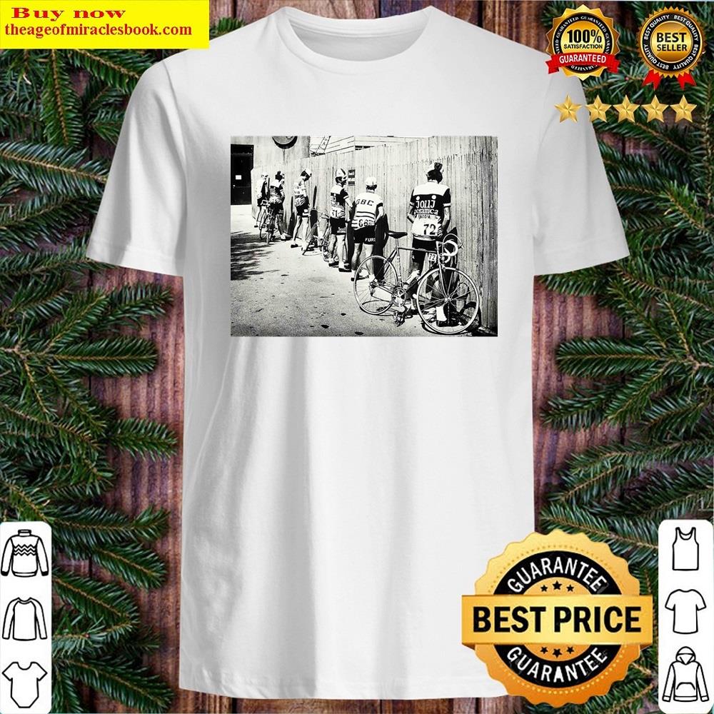 Cycling Men Peeing Pissing Print Shirt Cycling Men Peeing Pissing Print Shirt