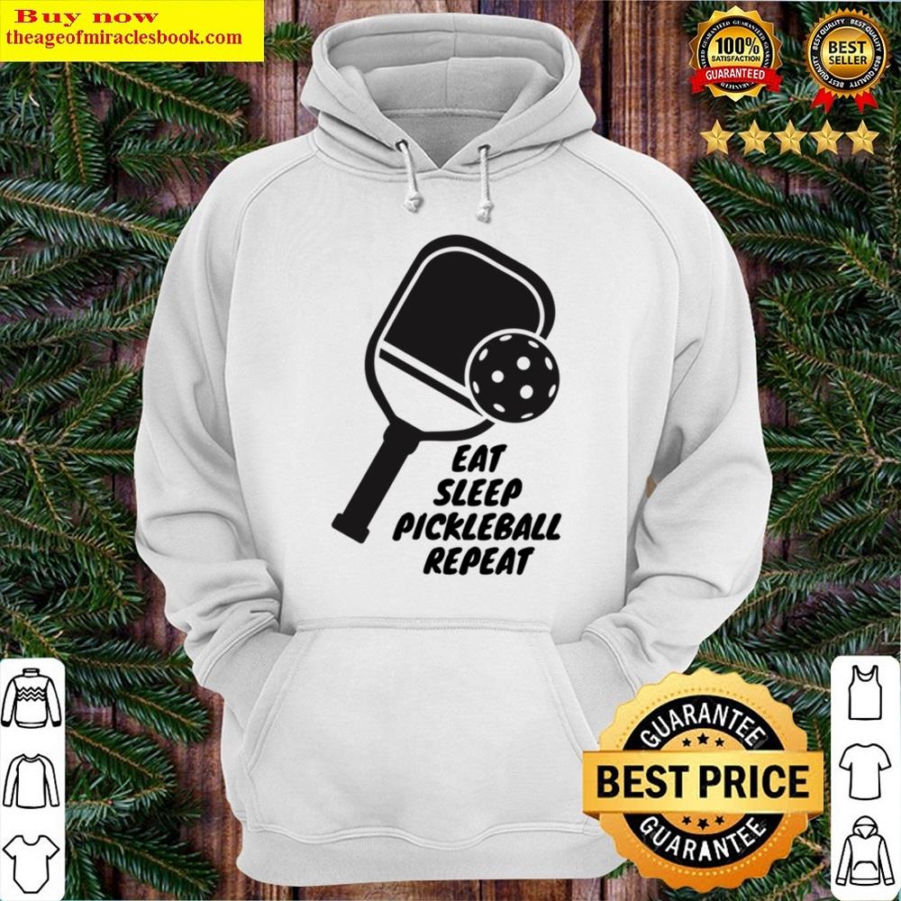 Alternative view of Eat Sleep Pickleball Repeat Shirt