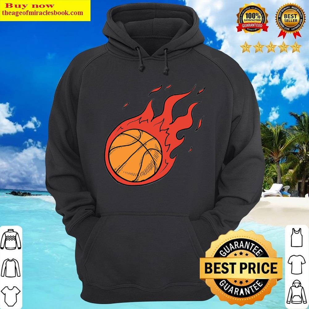Alternative view of Volleyball Fire Ocean Shirt