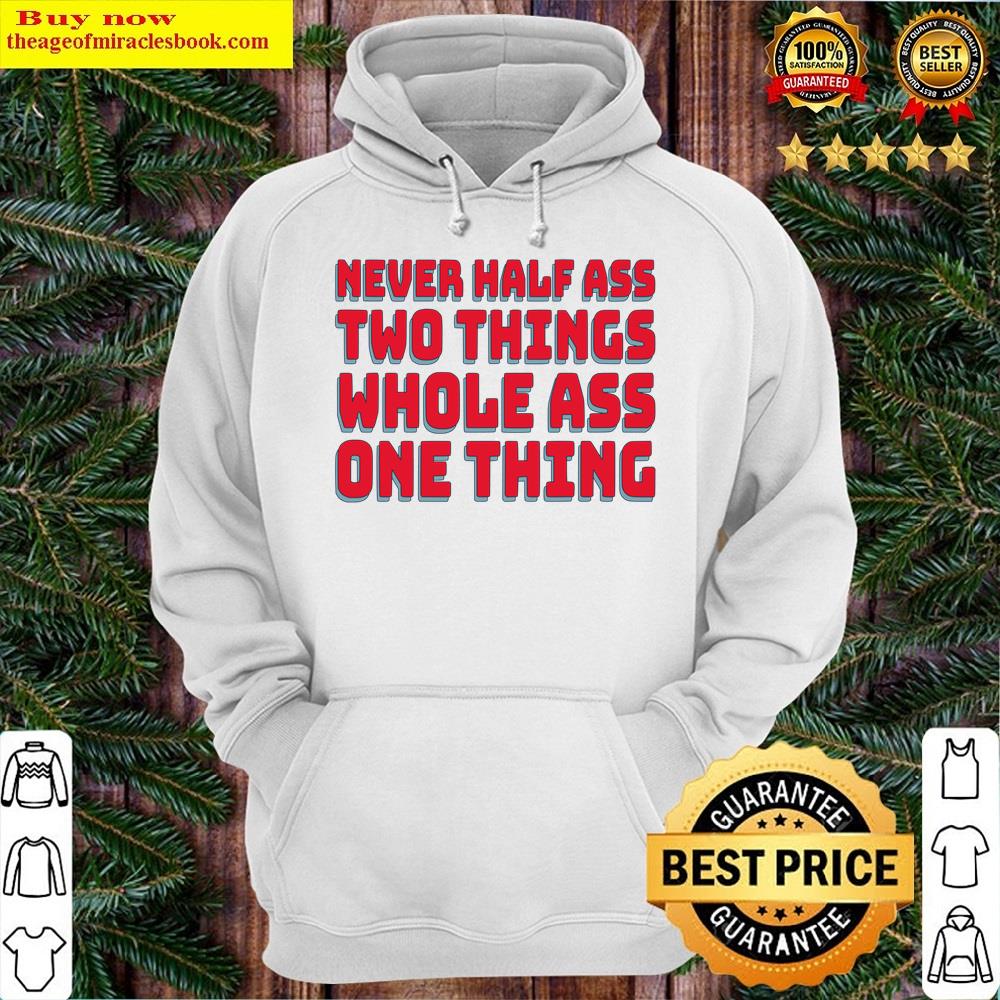 Alternative view of Never Half Ass Racerback Shirt