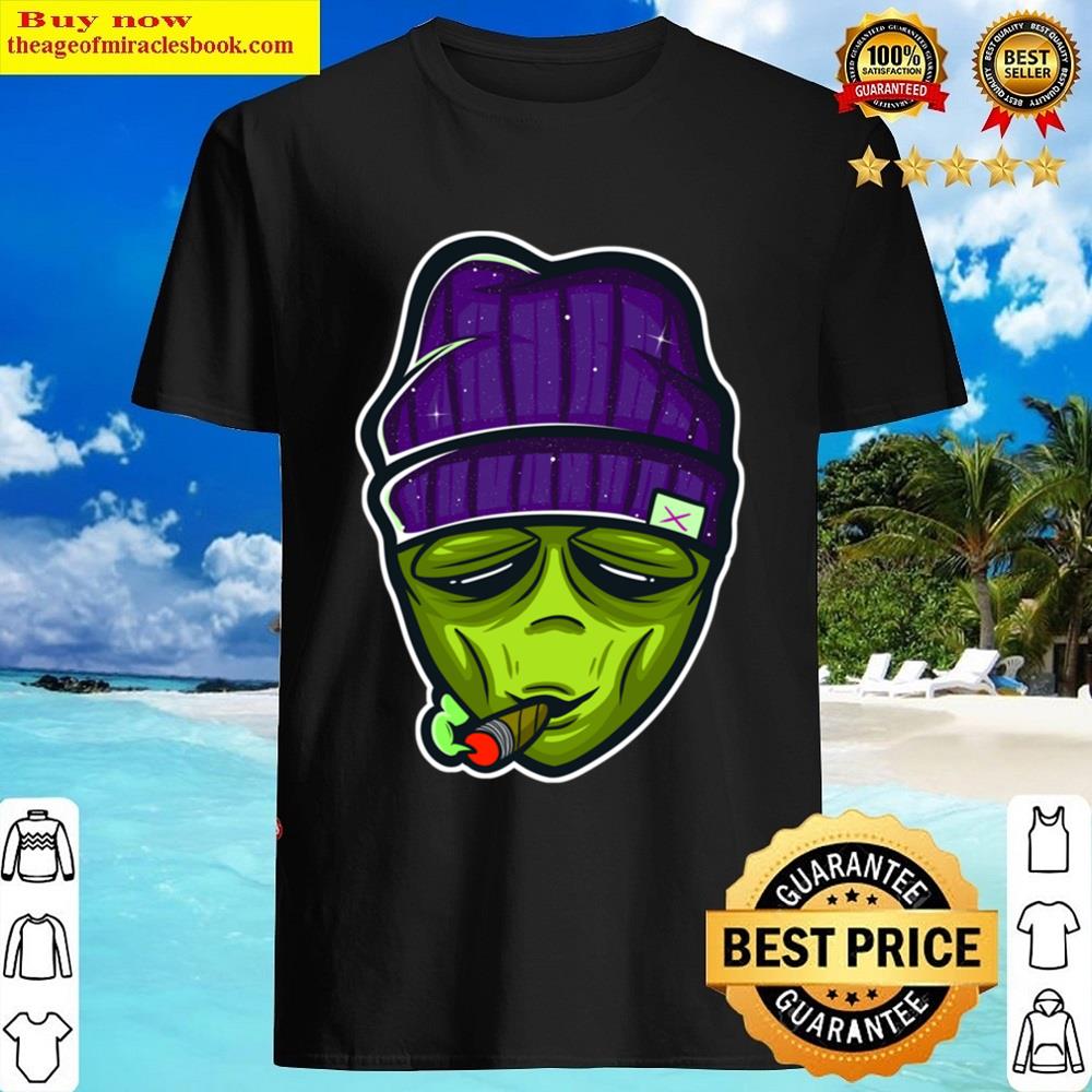 Alien Smoking Weed Shirt