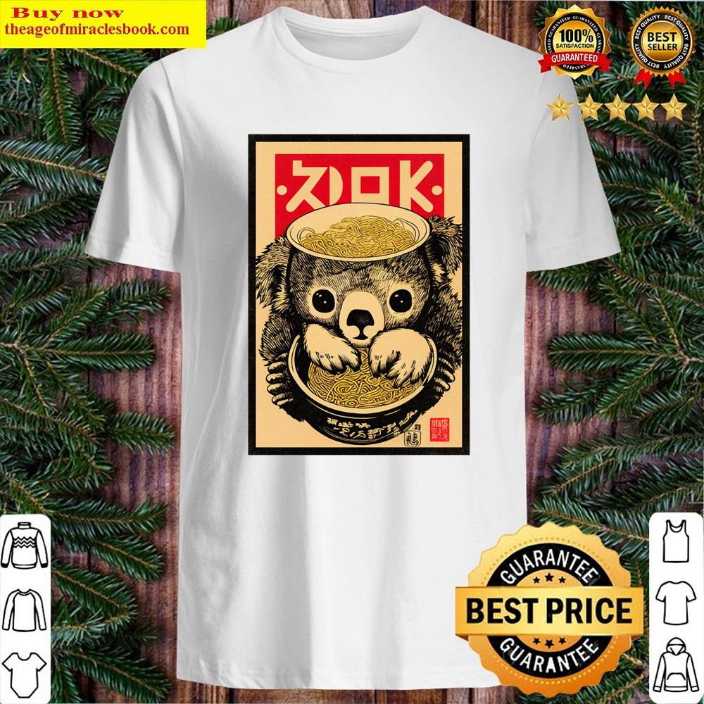 Koala Ramen Noodles Pullover Shirt