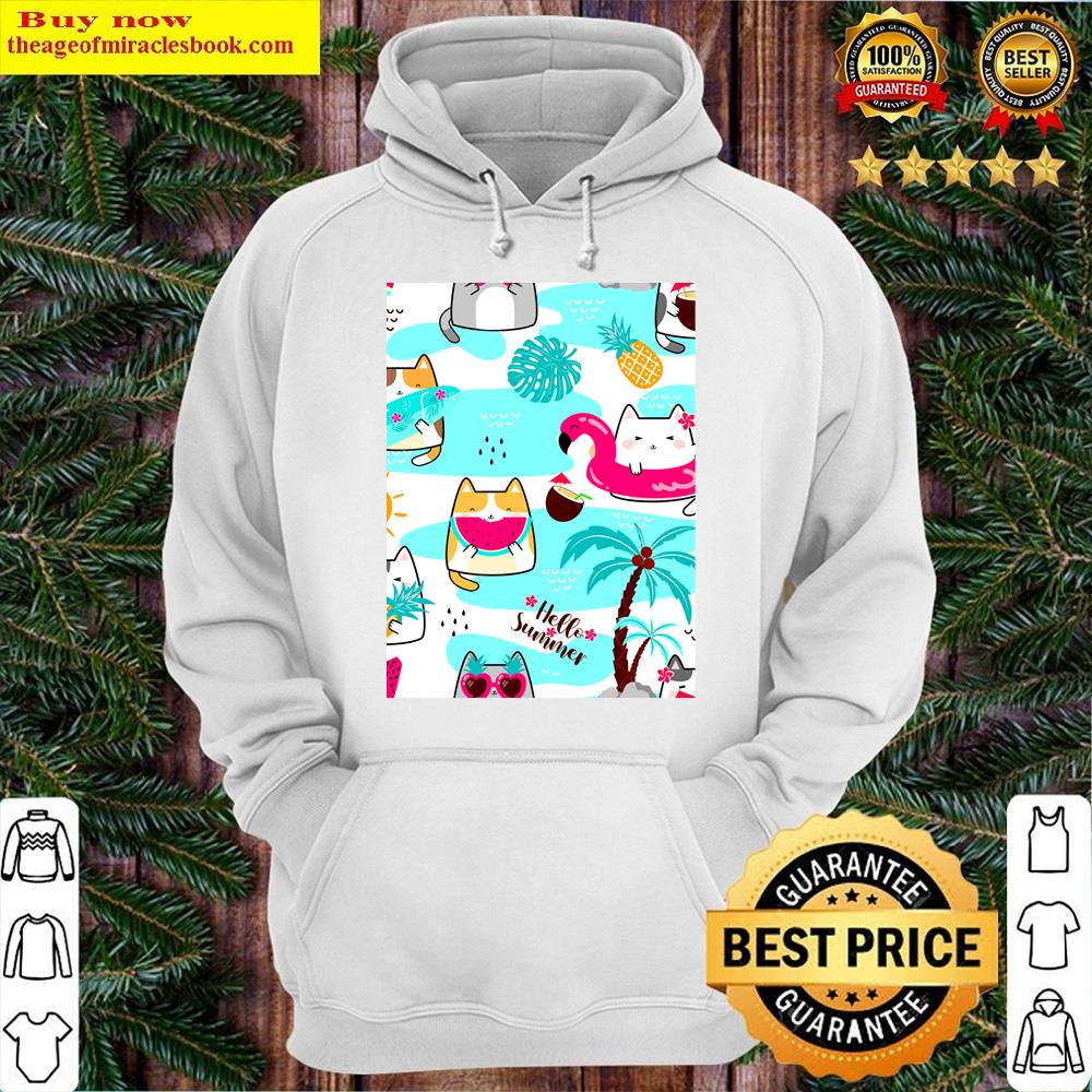 Alternative view of Summer Cat Print Shirt