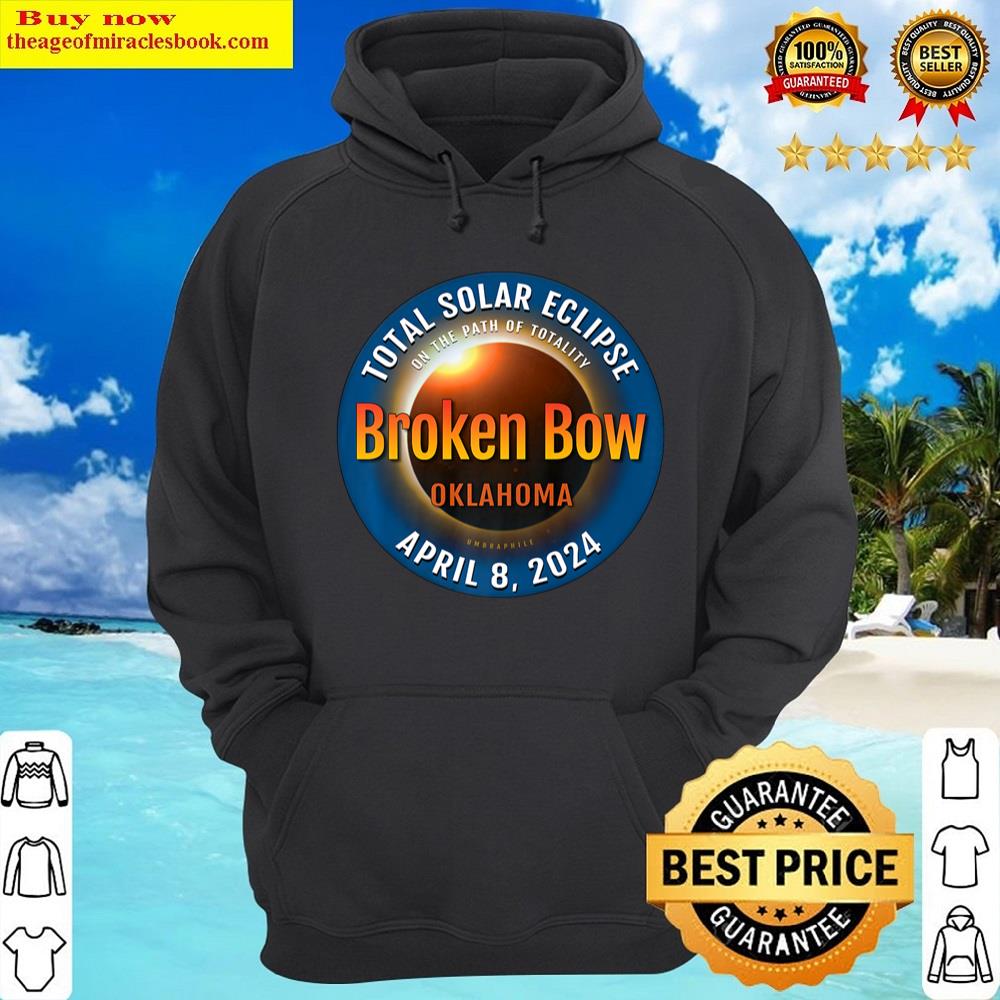 Alternative view of Broken Bow Oklahoma Ok Total Solar Eclipse 2024 3 Shirt