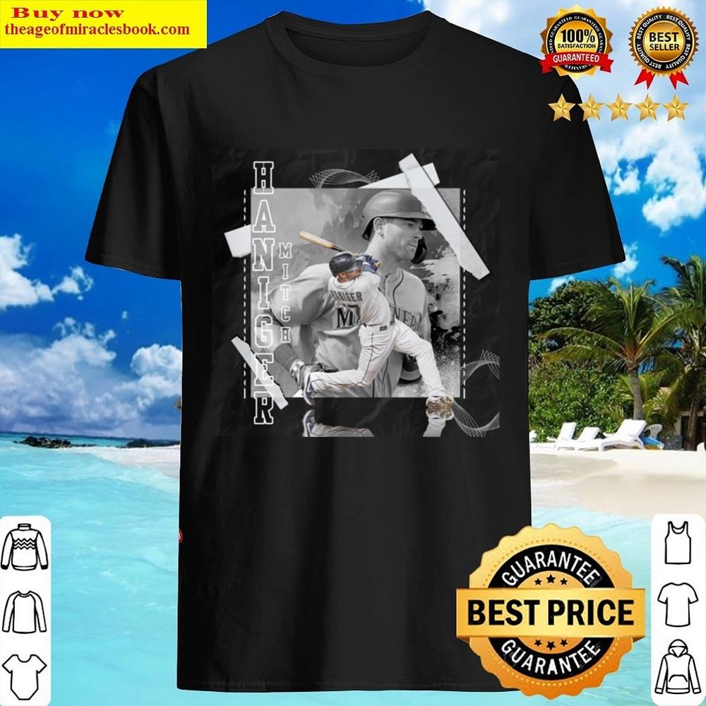 Mitch Haniger Baseball Paper Poster Mariners 3 Shirt