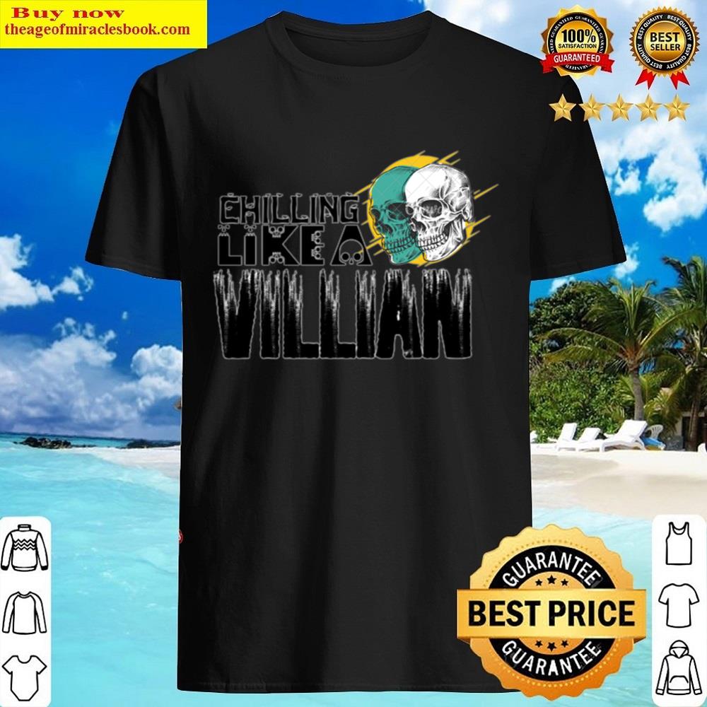 Villian Skull Halloween Shirt