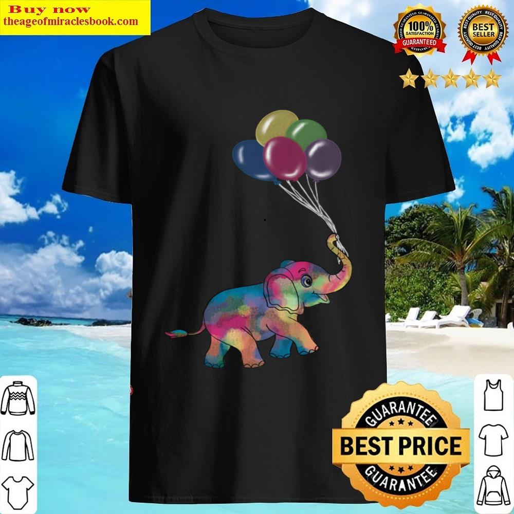 Elephant And Colored Ballons Shirt