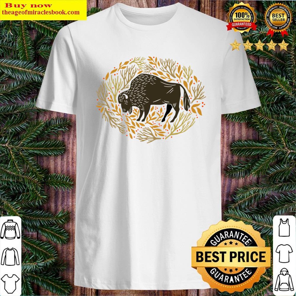 Folk Forest Bison Shirt