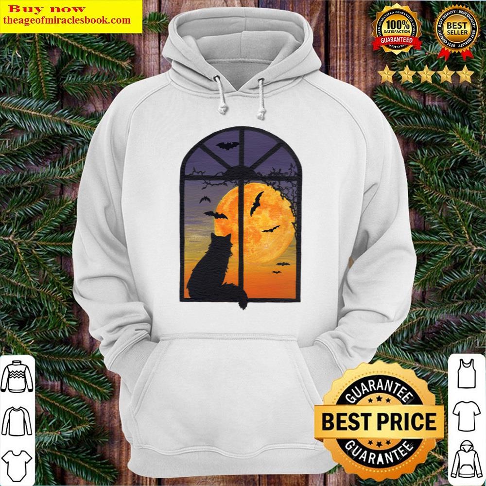 Alternative view of Halloween Cat In Window Shirt