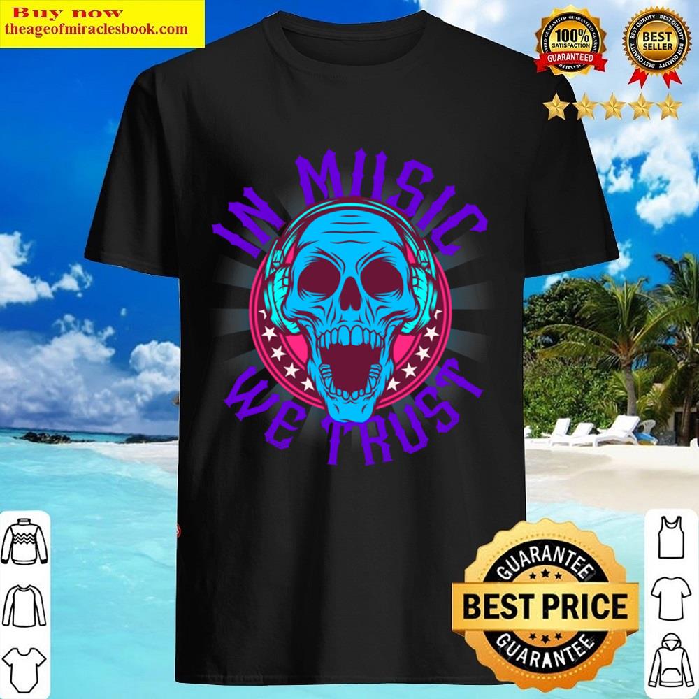 Skull With Headphones Shirt