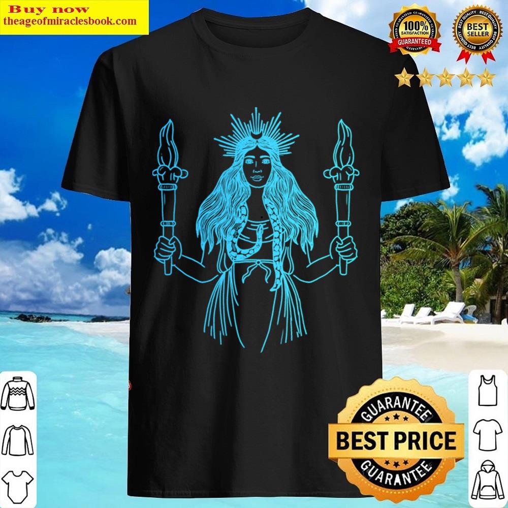 Sky Blue Goddess Hekate Shirt