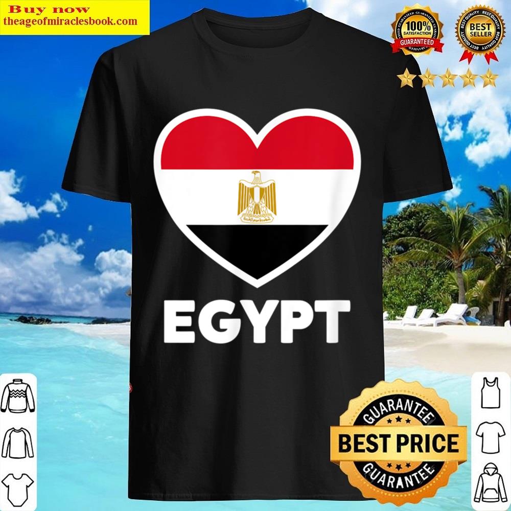 Egypt Flag Heart Shirt
