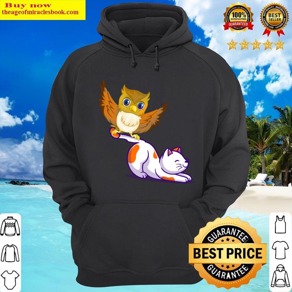 Alternative view of A Cat And An Owl Shirt