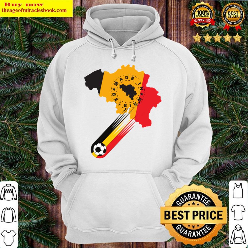 Alternative view of Belgium Map Flag Shirt