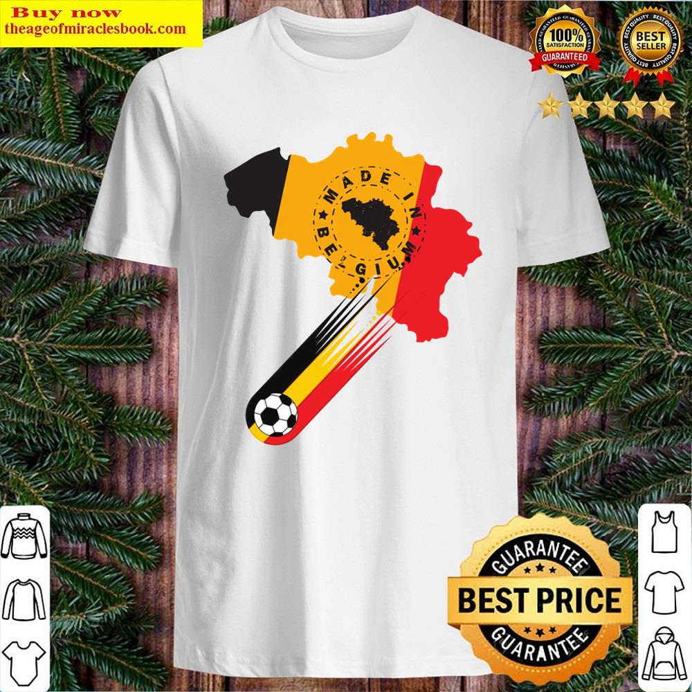 Belgium Map Flag Shirt