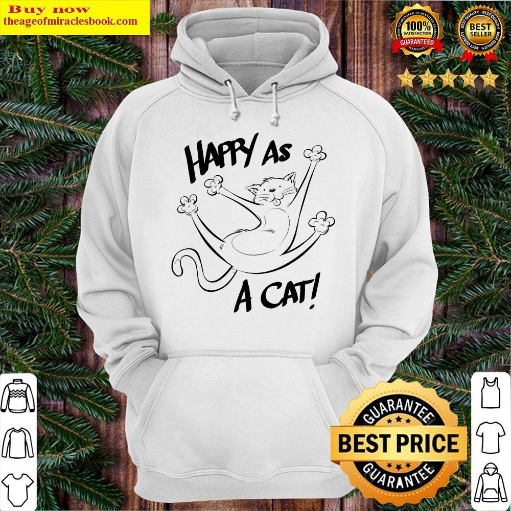 Alternative view of Happy As A Cat Bw Shirt