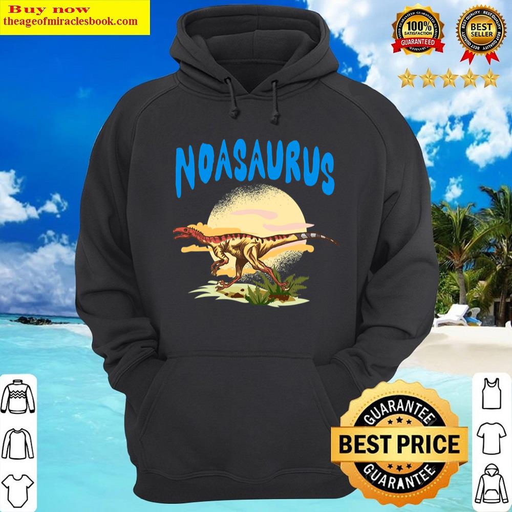 Alternative view of Noasaurus Dino Lover Dinosaur Identification Shirt