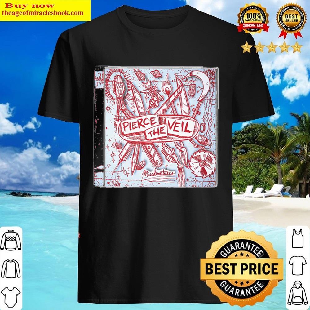 Abstrack Pierce The Veil Red Vintage Essential Shirt