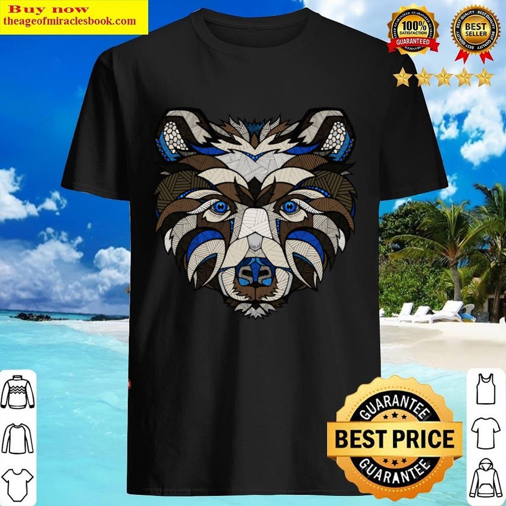 Abstract Bear Face Shirt