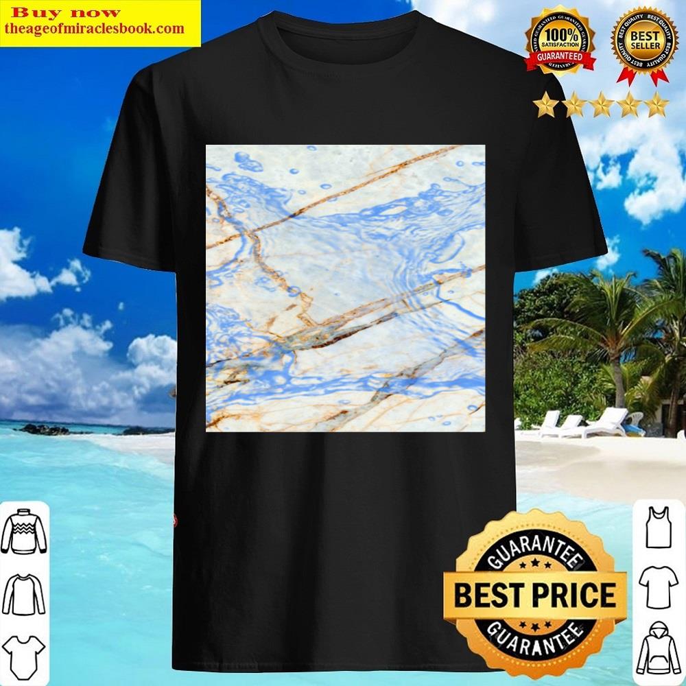 Abstract Marble Chiffon Top Shirt