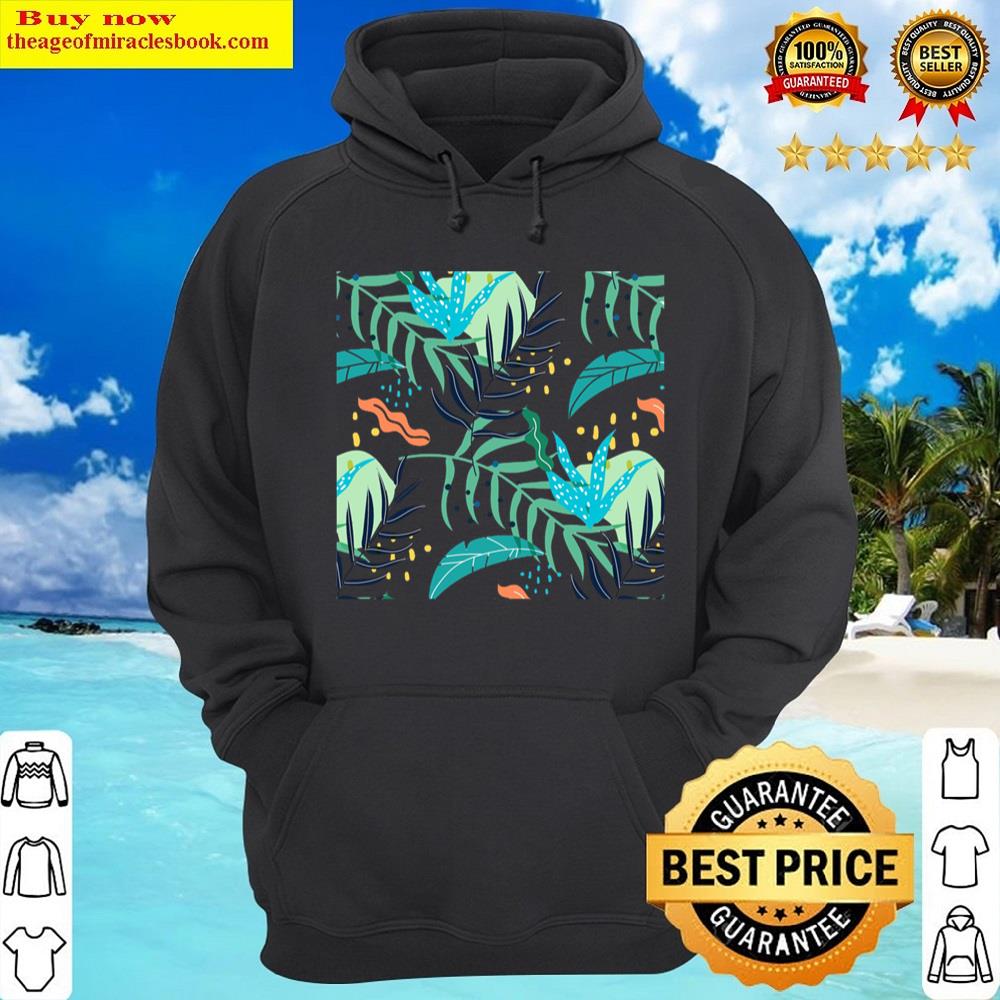 Alternative view of Aesthetic Hand Drawn Abstract Nature Pattern Design Shirt