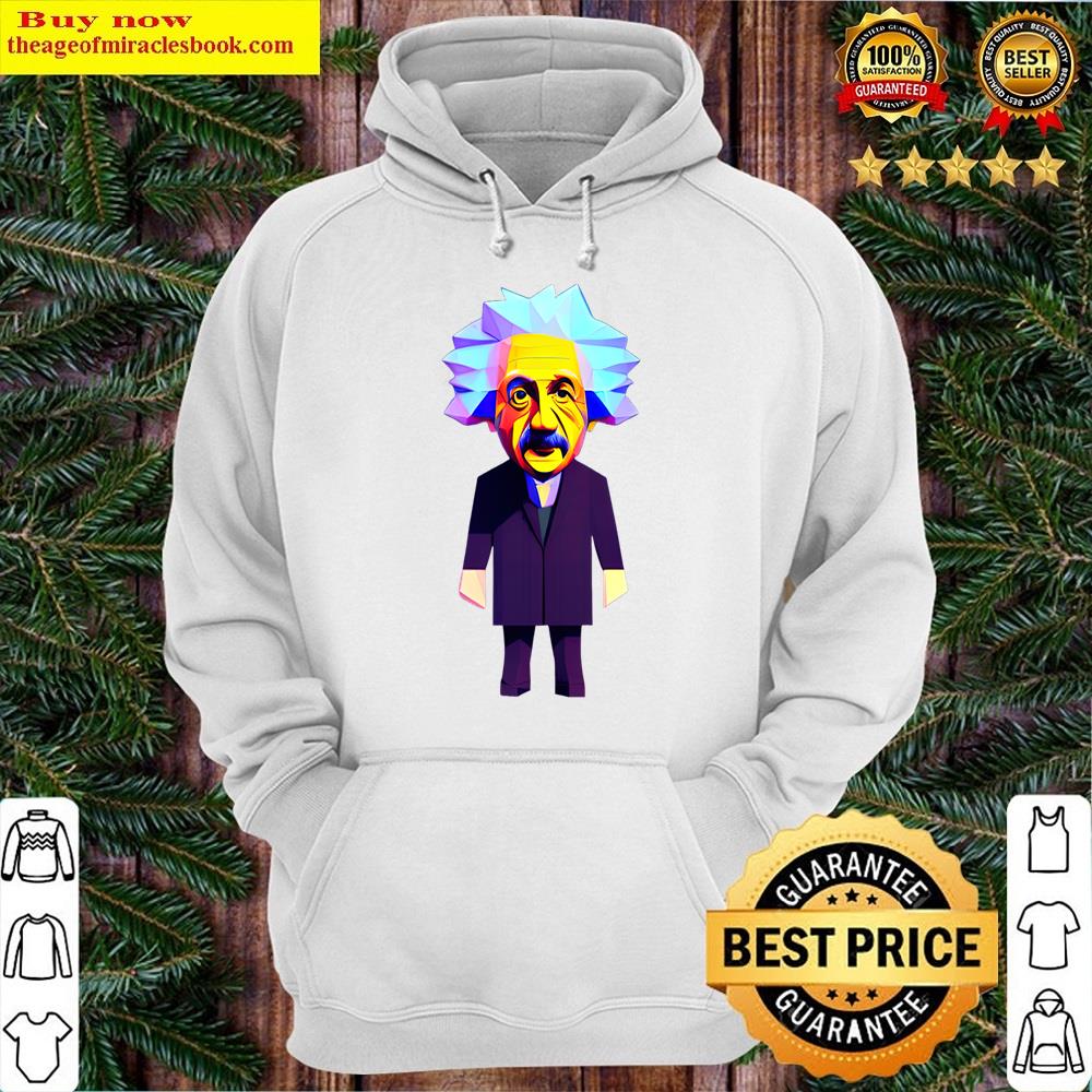 Alternative view of Albert Einstein In Purple Suit Shirt