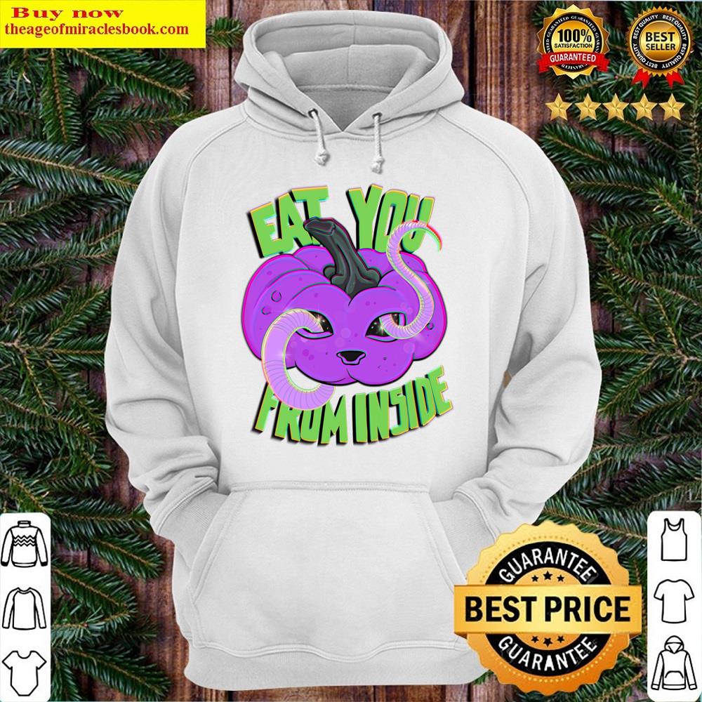 Alternative view of Alien Pumpkin Cat Shirt