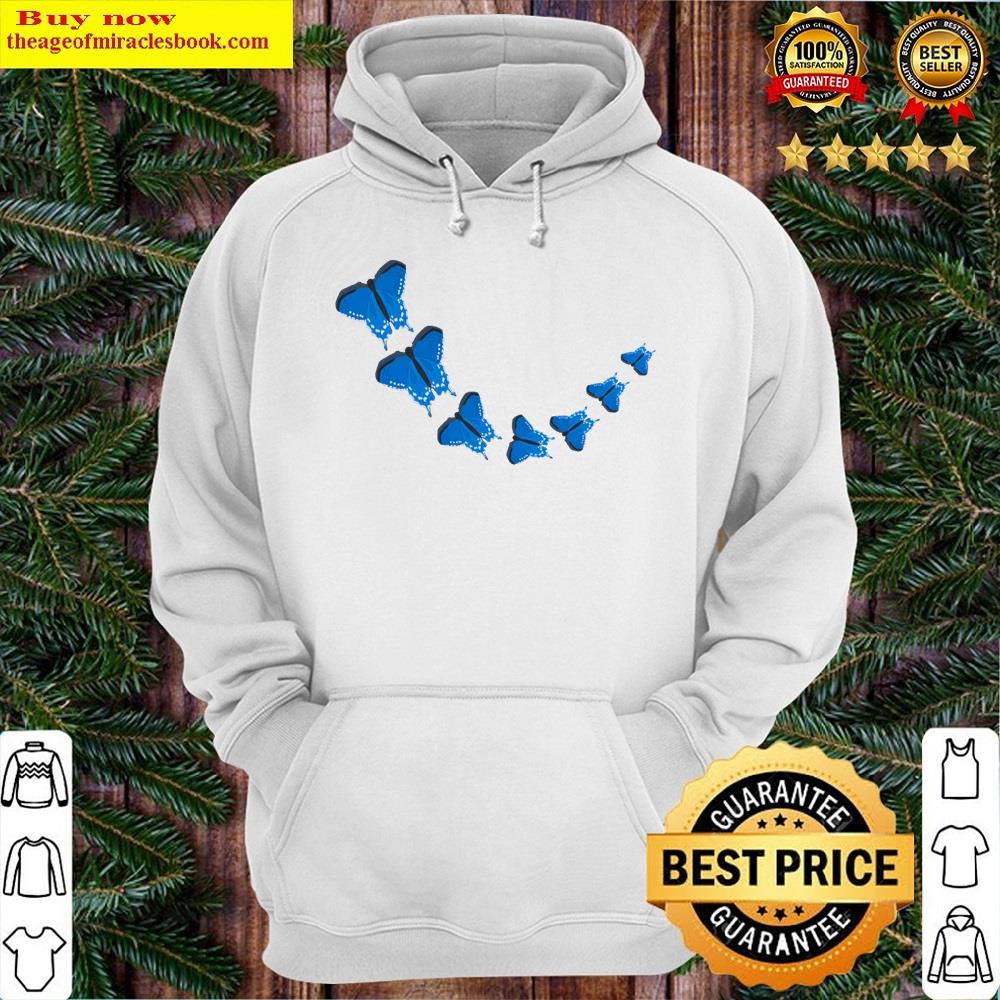 Alternative view of Blue Butterflies Shirt