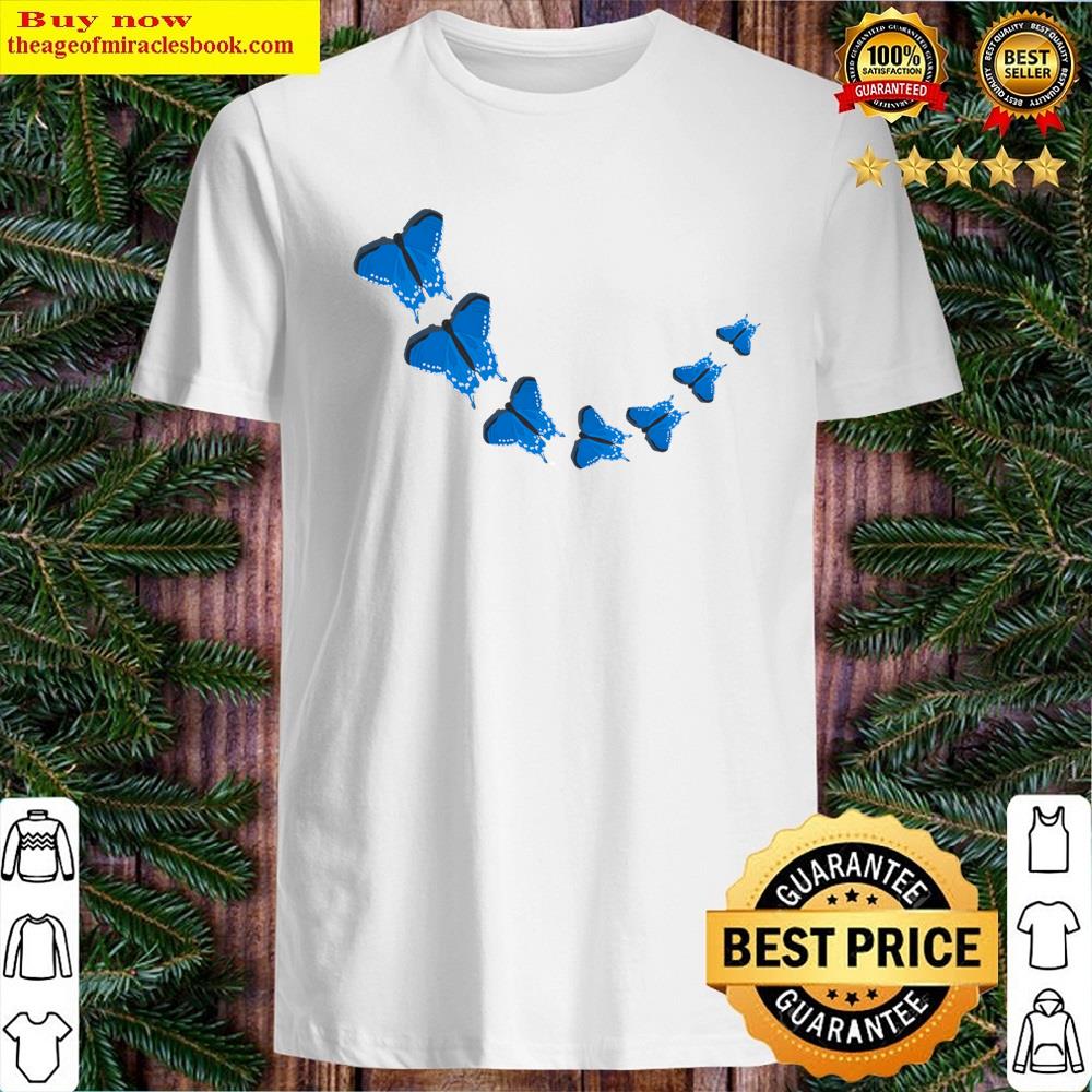 Blue Butterflies Shirt