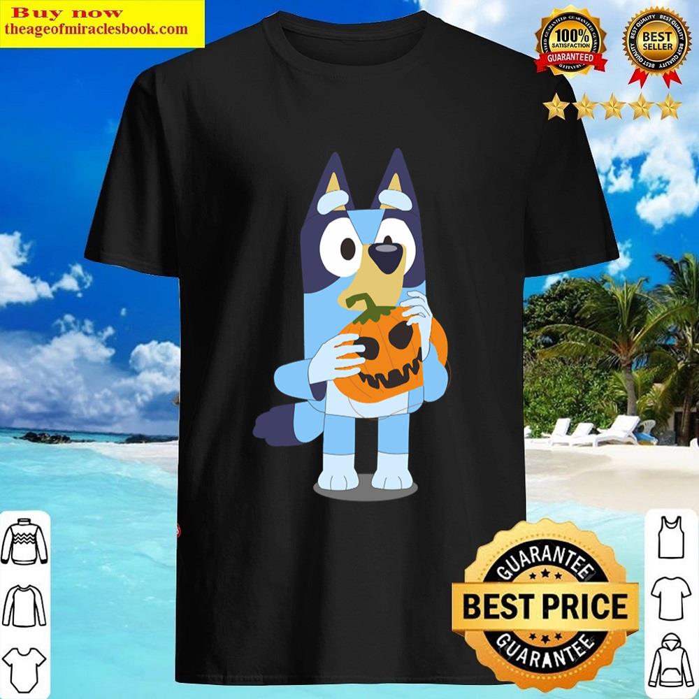 Bluey And Hallowen Mask Shirt