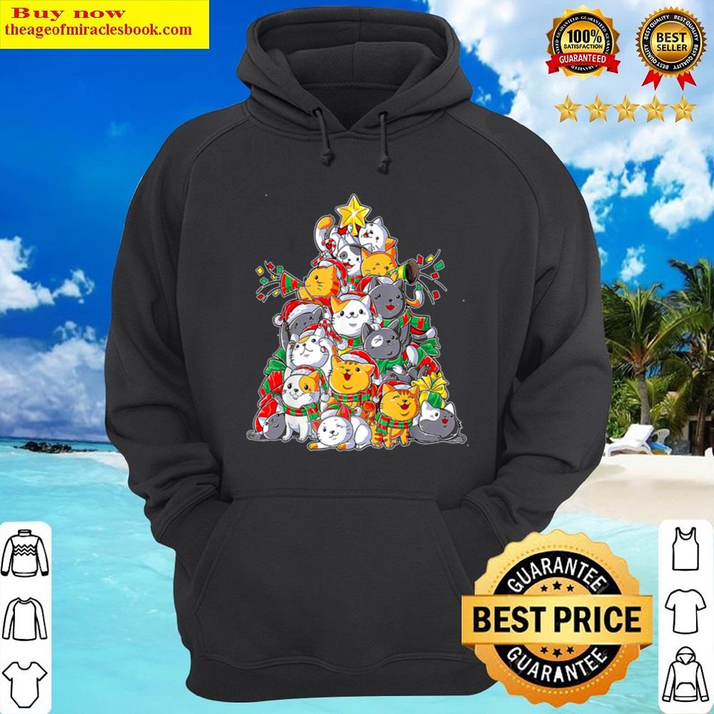 Alternative view of Christmas Tree Cat Merry Catmas Shirt
