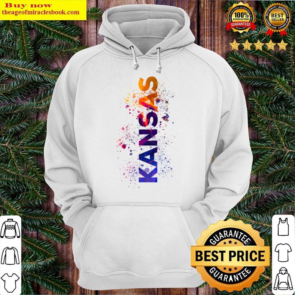 Alternative view of Creative Colorful Kansas Design Shirt