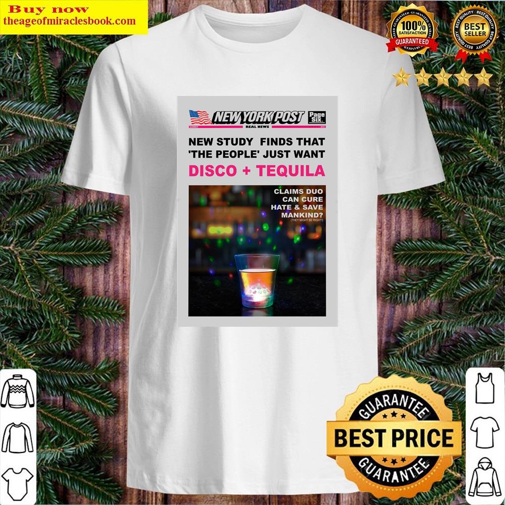 Disco + Tequila Poster Shirt