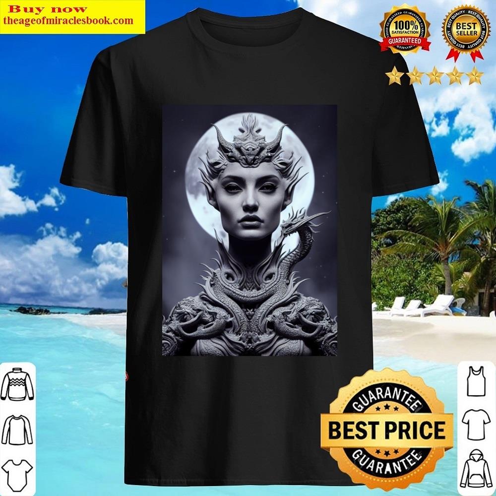 Dragon Priestess Statue Shirt
