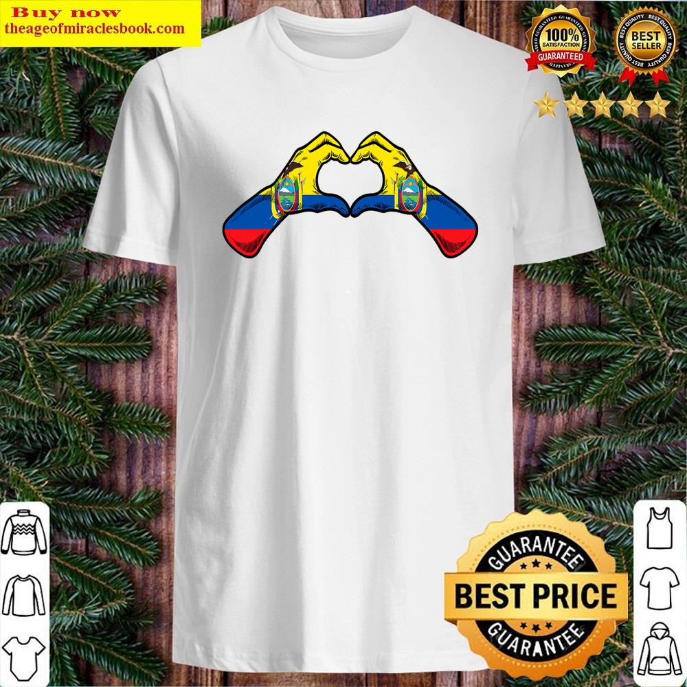 Ecuador Flag Ecuadorian Heart Shirt