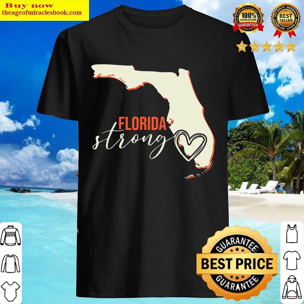 Florida Strong Support With Heart Men & Apparel Shirt Florida Strong Support With Heart Men & Apparel Shirt