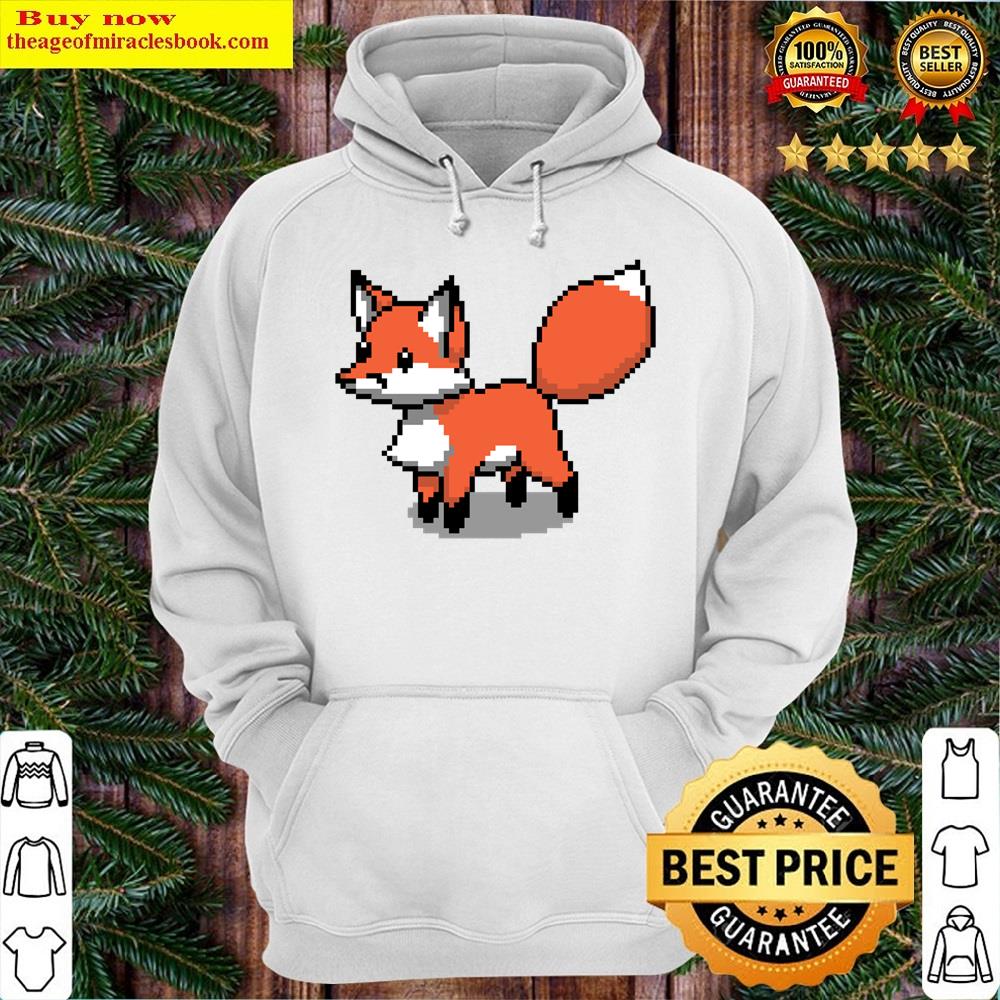 Alternative view of Fox Pixel Art Shirt