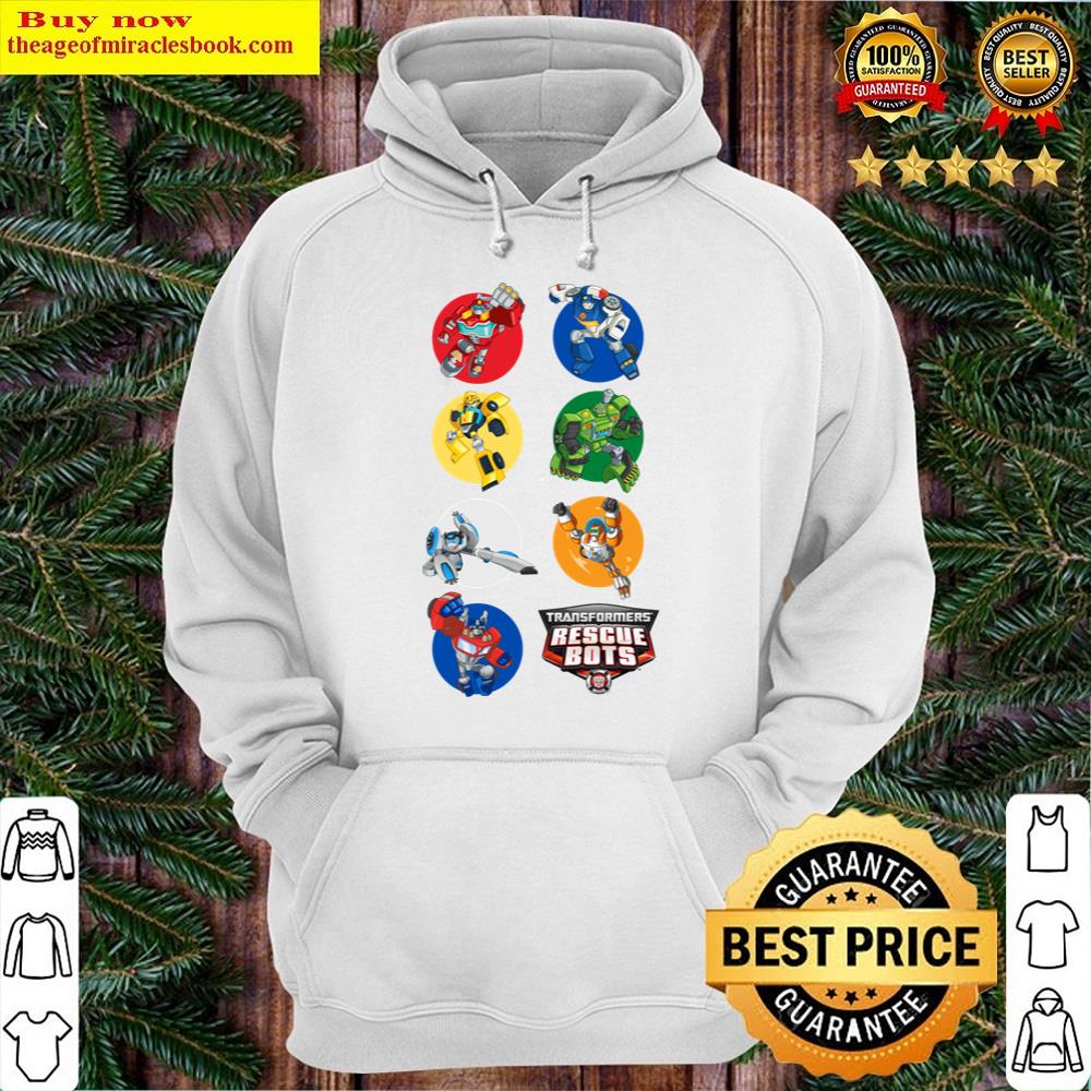 Alternative view of Full Line Up Rescue Bots Shirt