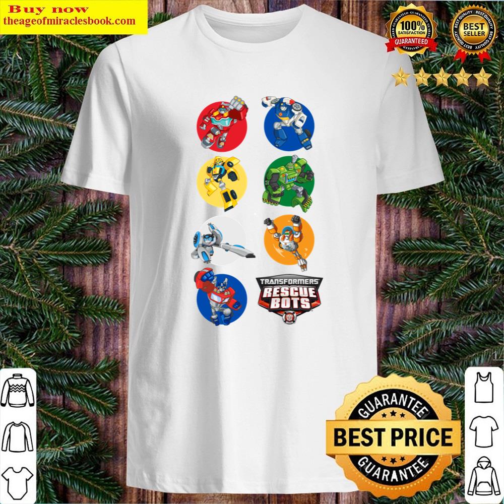 Full Line Up Rescue Bots Shirt Full Line Up Rescue Bots Shirt