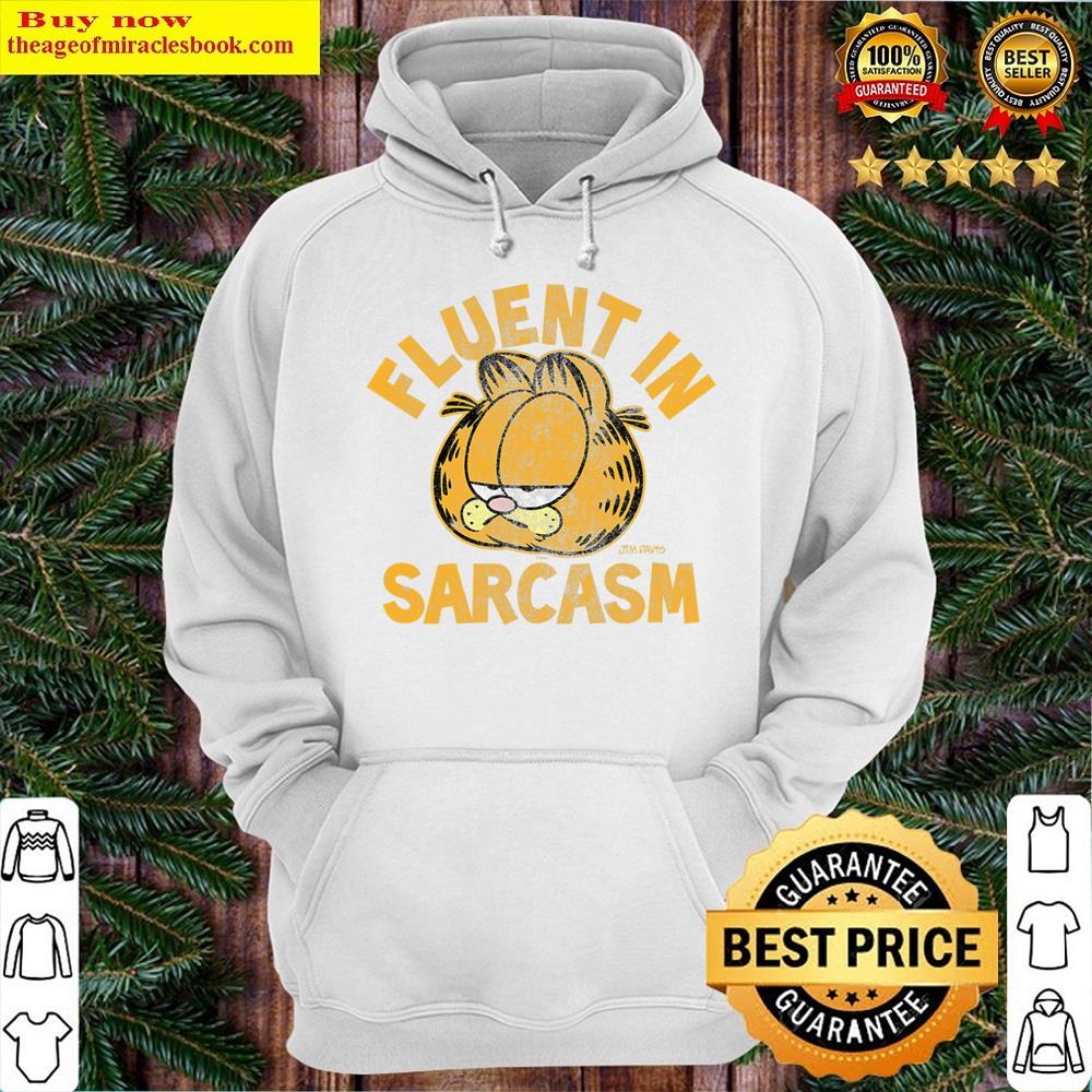 Alternative view of Garfield Fluent In Sarcasm Shirt