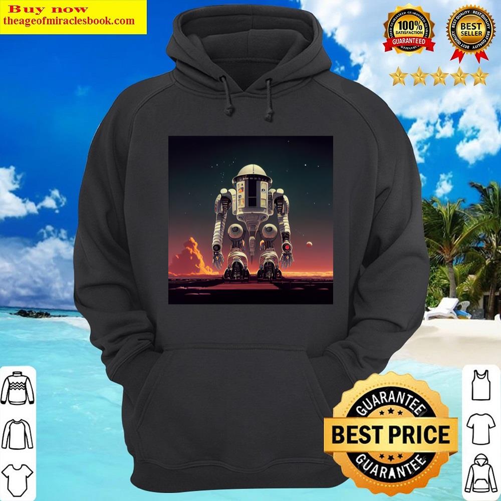 Alternative view of Giant Retro Space Robot Shirt