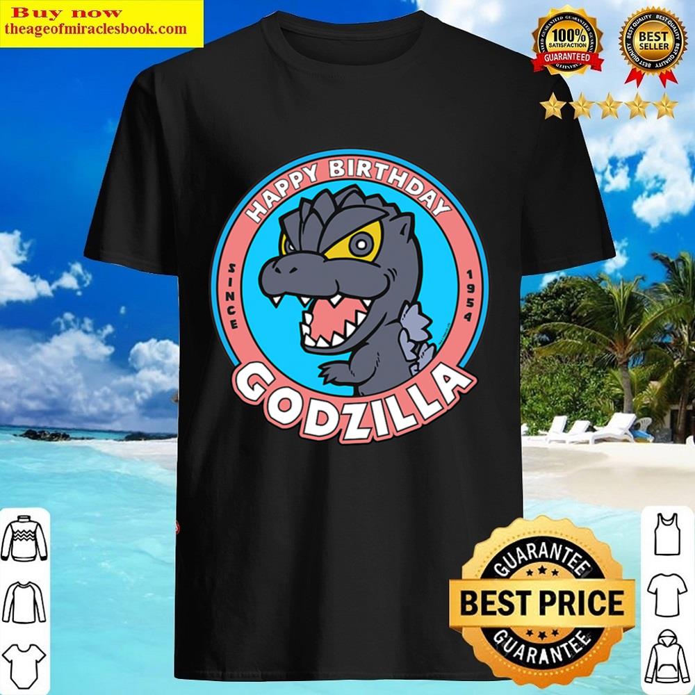 Godzilla Happy Birthday Shirt