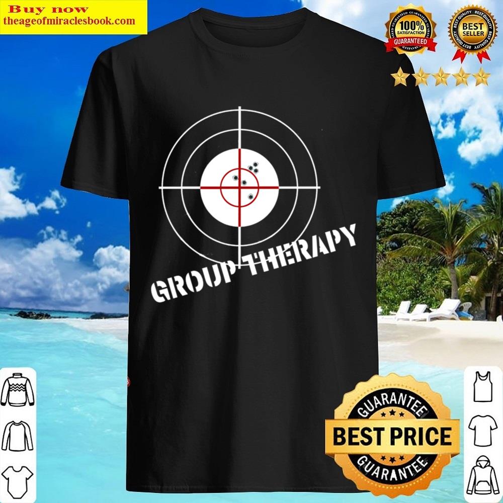 Group Theropy White Text Essential Shirt