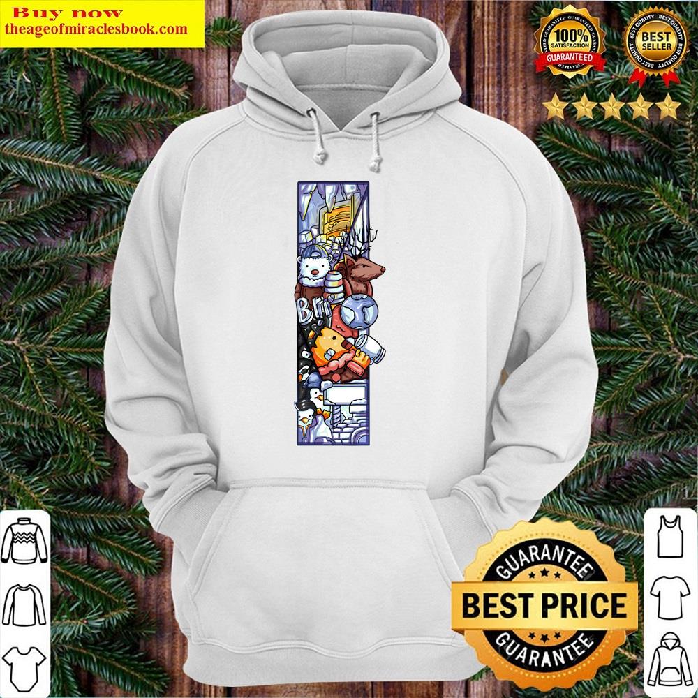 Alternative view of Initial Letter I Doodle Art Shirt