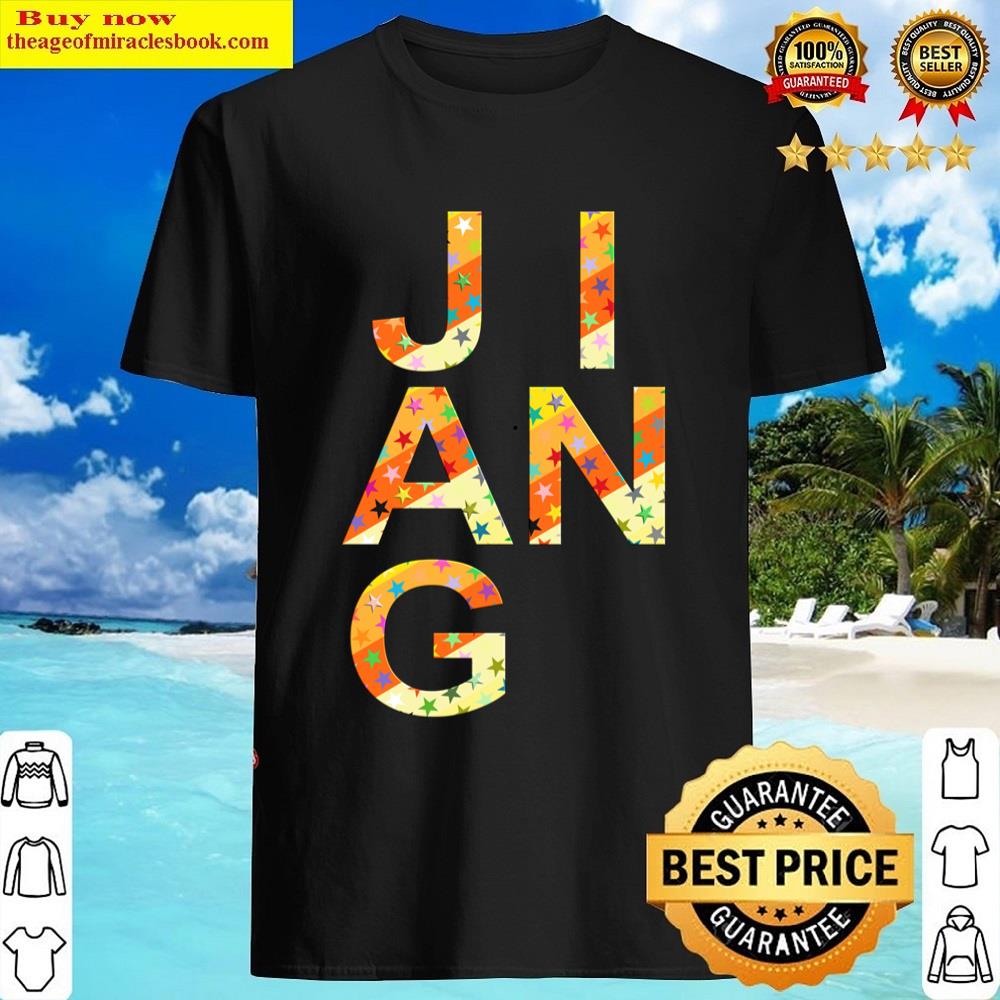 Jiang Name Surname Graphic Design Shirt