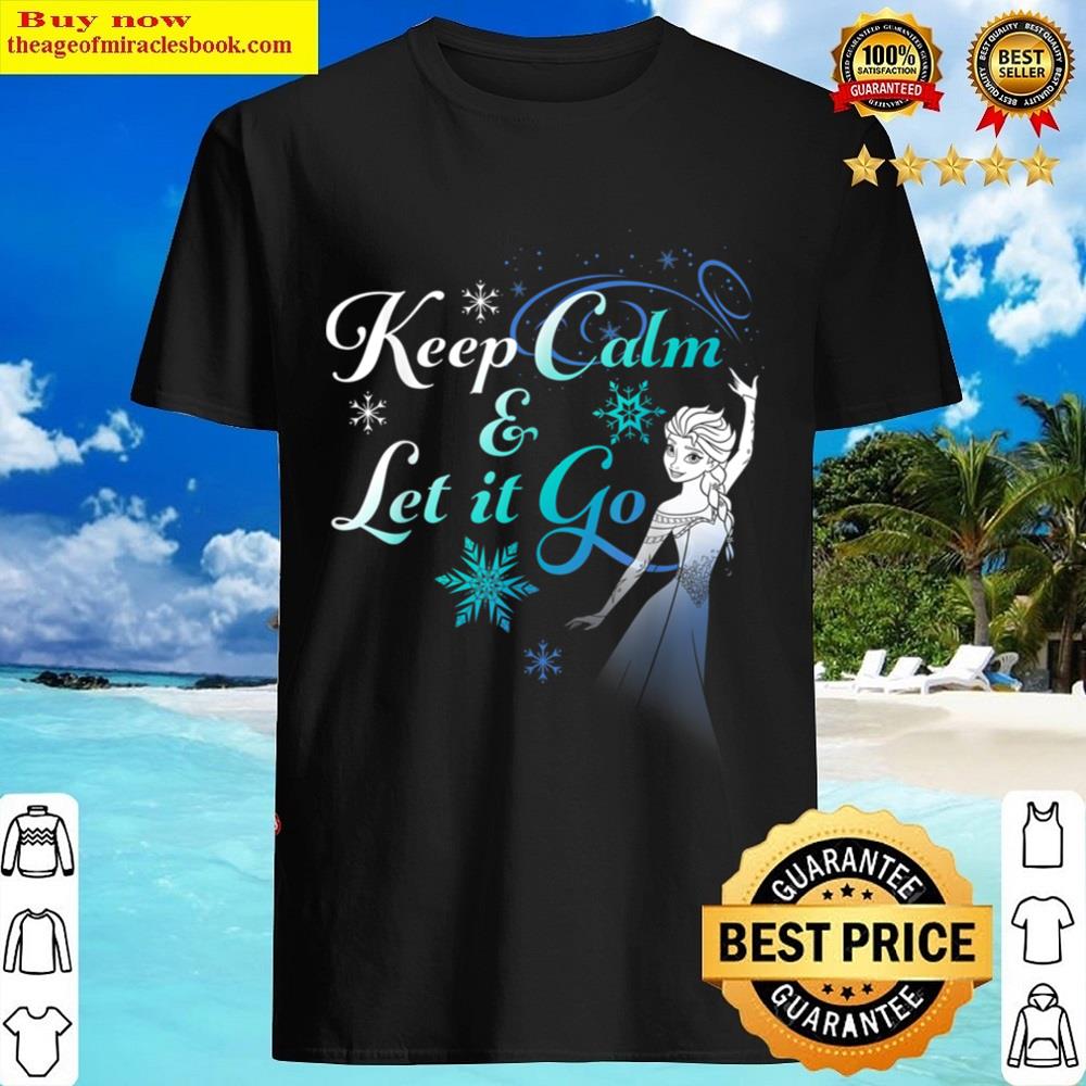 Keep Calm Let It Go Graphic Shirt