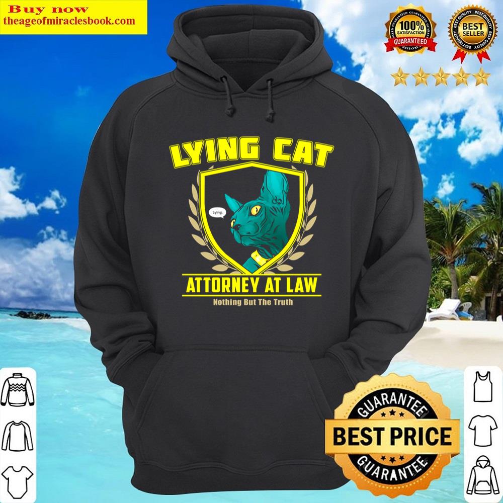 Alternative view of Lying Cat Attorney For Blacks Shirt