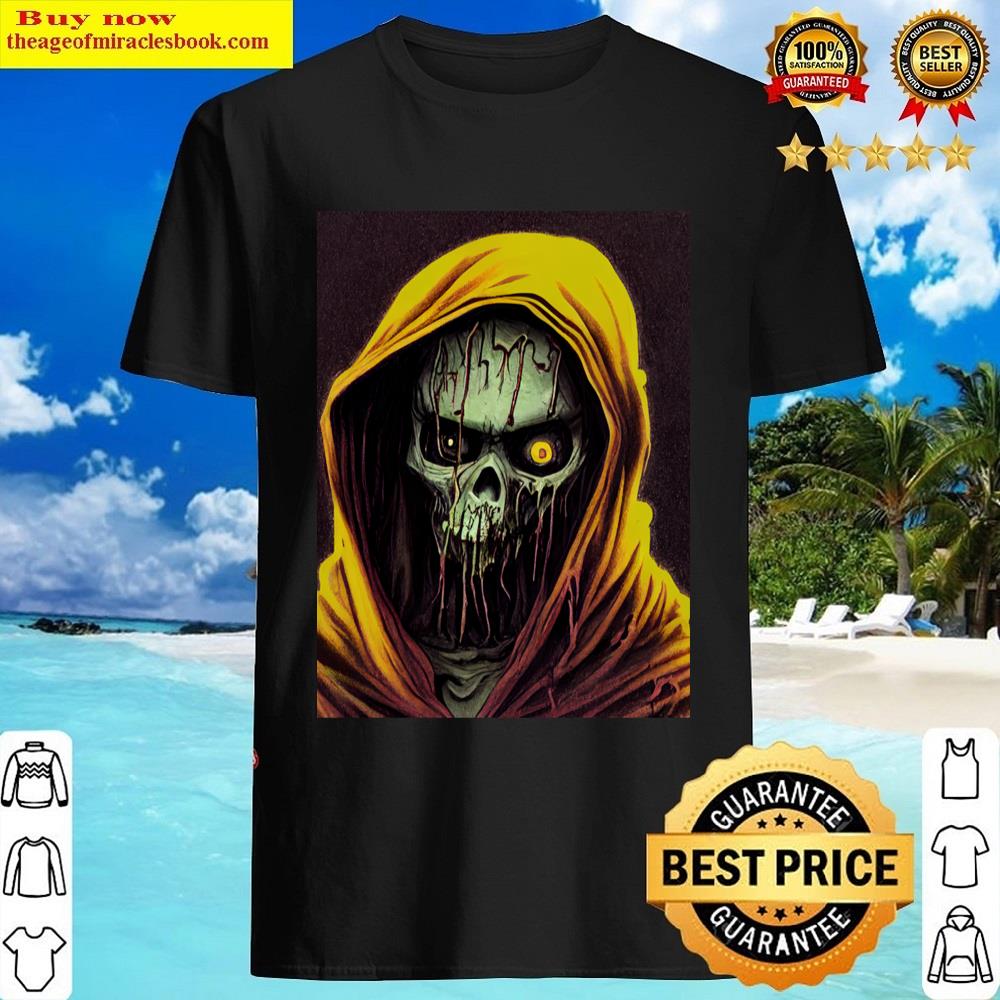 Melting Halloween Zombie Shirt