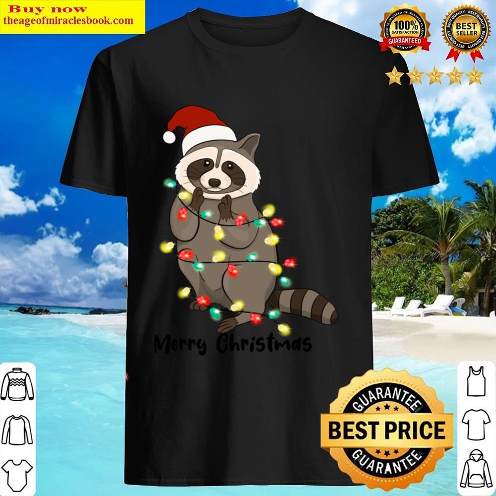 Merry Christmas Raccoon Pullover Shirt Merry Christmas Raccoon Pullover Shirt