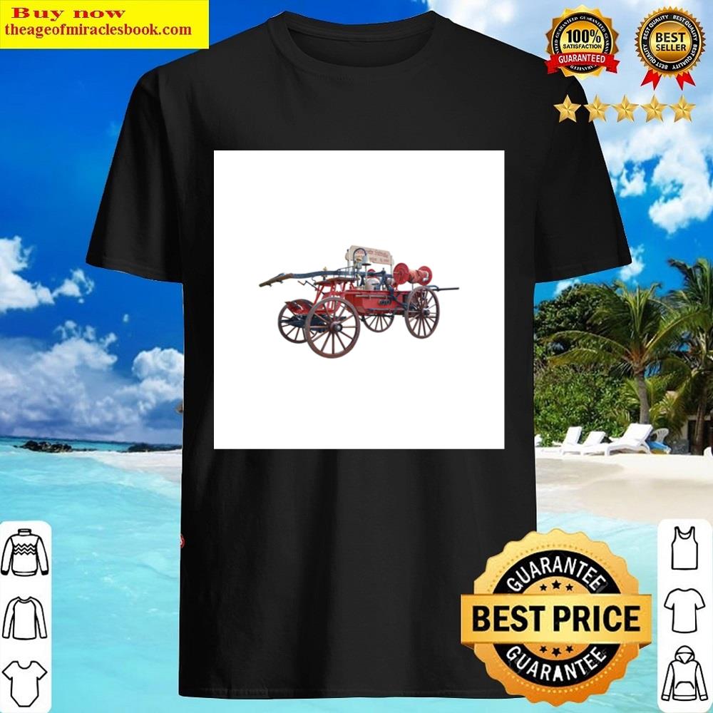 Old Fire Truck Chiffon Top Shirt